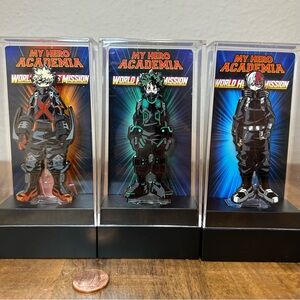 My Hero Academia World Heroes' Mission Figpins (Deku Bakugo Shoto)